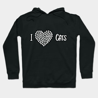 I Love Cats Hoodie